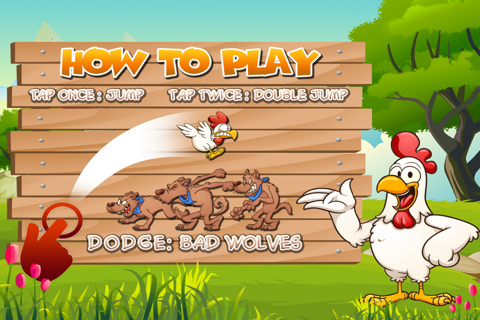 Crazy Chicken's Farm Run Big Bad Wolf Escape & Rescue screenshot 2