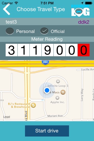 CarDriveLog screenshot 2