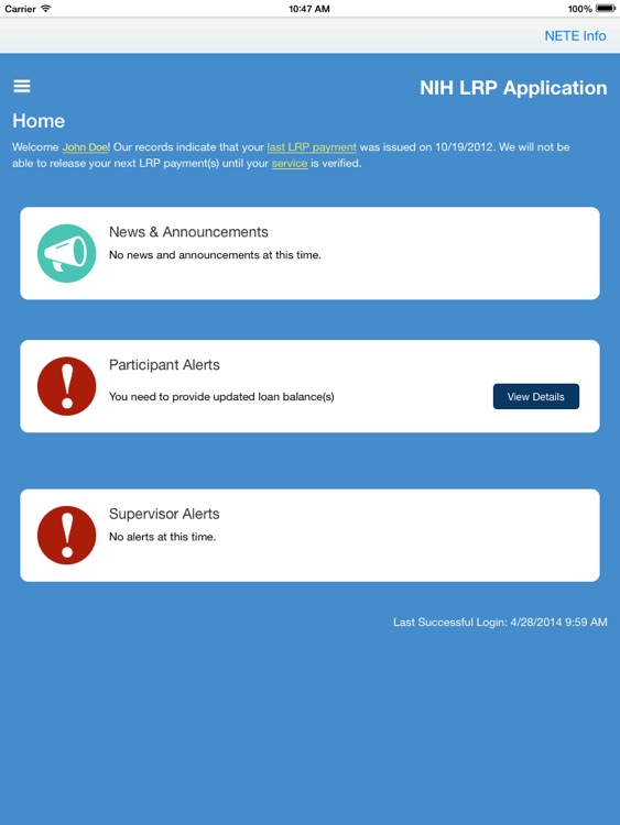 NIH Loan Repayment Programs