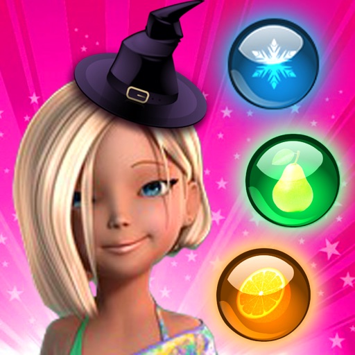 Bubble Girl Soda Witch - Pop the yummy gem candy and easy shooter puzzle iOS App