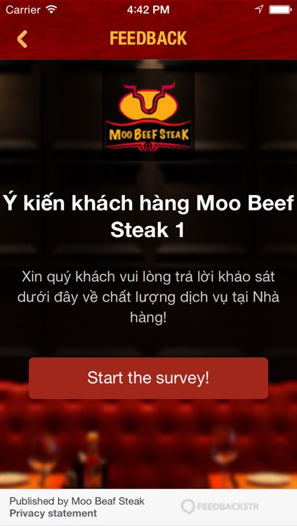 Moo Beef Steak