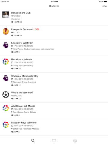 Screenshot #4 pour Fanschat - Football/Soccer Live Scores & Live Chat