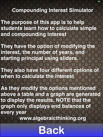 Compounding Interest Simulation screenshot 4