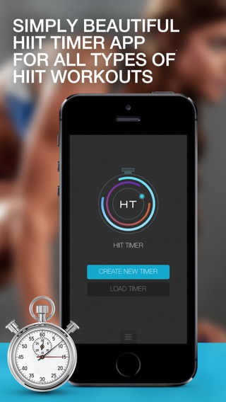 HIIT Timer - 減量ワークアウトやフィットネスのための高強度インターバルトレーニングタイマーのおすすめ画像1