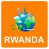 Rwanda Off Vector Map - Vector World