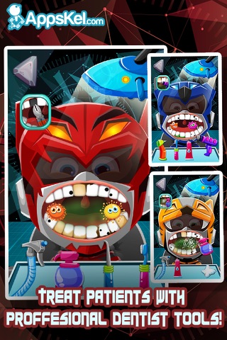 Crazy Ninja Nick's Dentist Story – Teeth Dentistry Games Pro screenshot 2