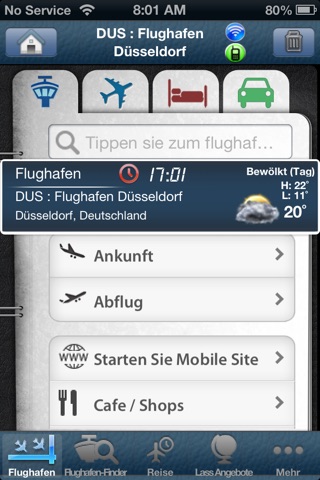Düsseldorf  Flight Info + Tracker DUS screenshot 3