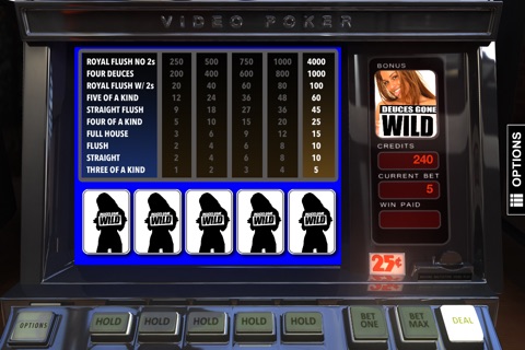 Deuces Gone Wild - the hottest casino slot machine game on the Las Vegas Strip -  Every 2 is more than wild! screenshot 3