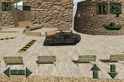 3D Military Tank Vehicle Simulator - Army Force Parking Time Limit Test screenshot 2