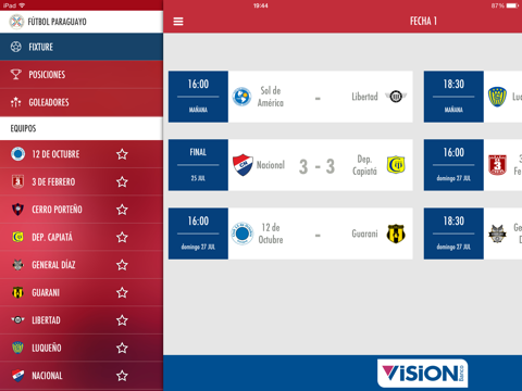 Screenshot #4 pour Fútbol Paraguay