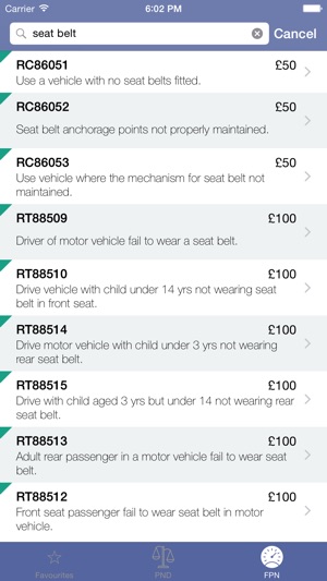 Penalties - FPN & PND PentiP Codes & Costs for UK Police(圖4)-速報App