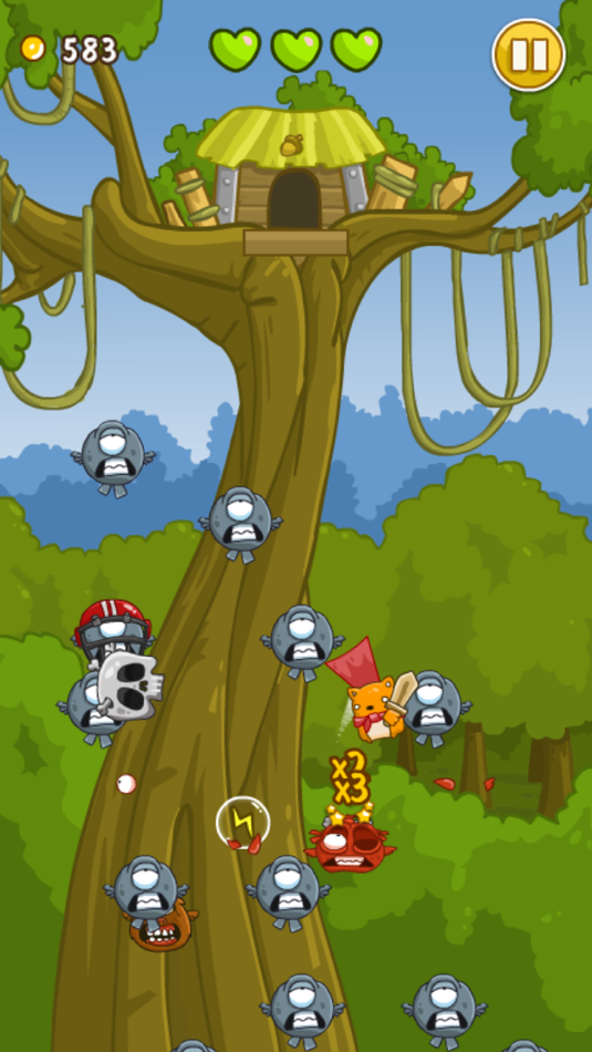 #5. Treehouse Hero (iOS) Bởi: Max Games Studios
