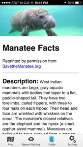 Manatee Alert screenshot #4 for iPhone