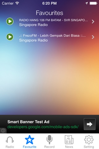Singapore Radio News Music Recorder screenshot 3
