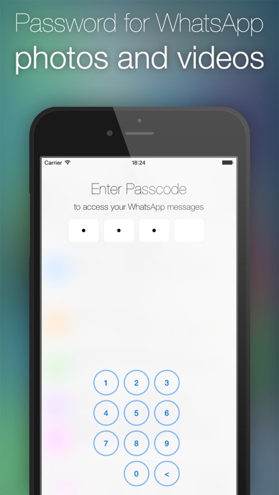 Password for WhatsApp Photos & Videos Screenshot 1