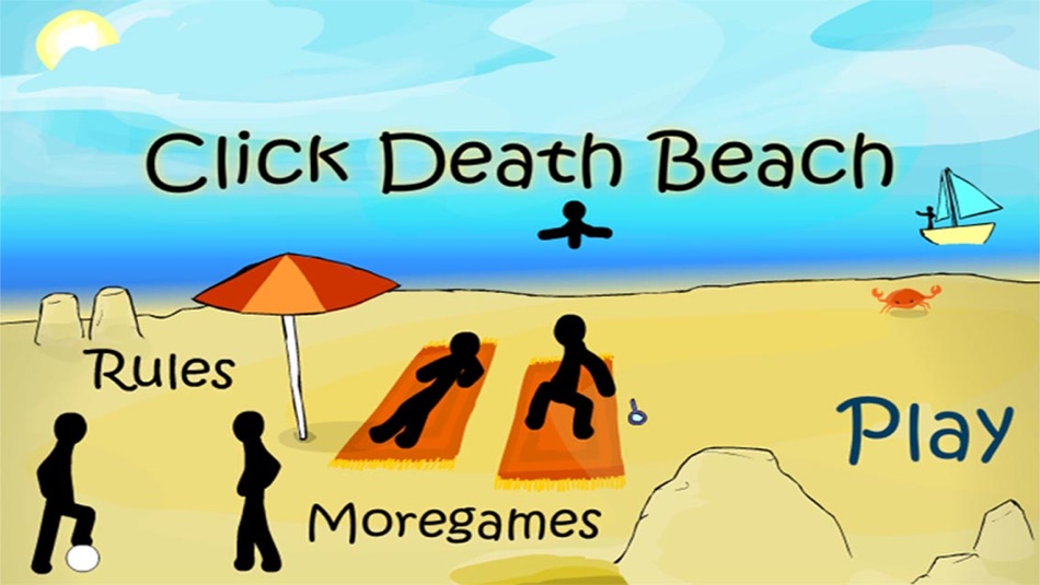 Click Death Beach - Stickman Edition - 1.0 - (iOS)