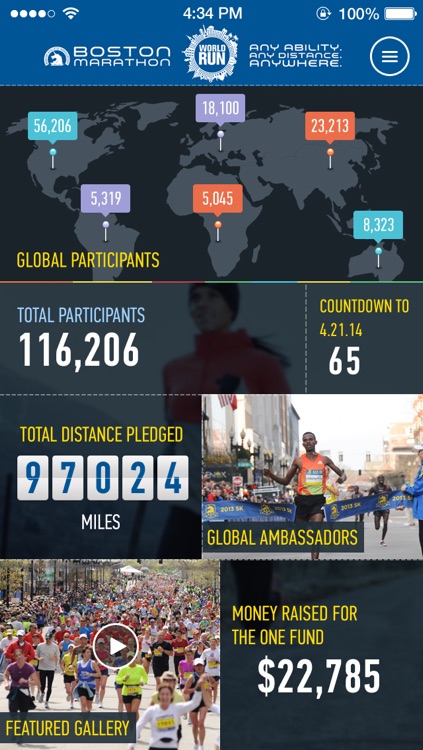 Boston Marathon World Run