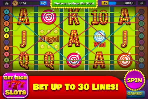 Get Rich Slots Born To Be a 777 Vegas Casino Jackpot Millionaire! screenshot 3