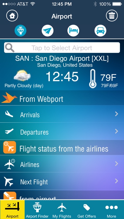 San Diego Airport + Flight Tracker Premium SAN TIJ