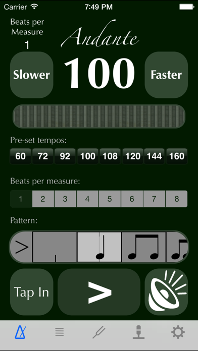 Screenshot #1 pour Metronome-Plus