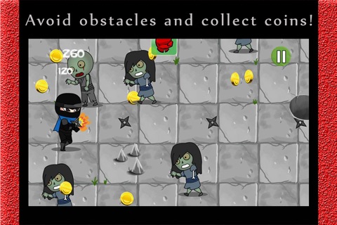 Angry Ninja Clan vs Hungry Zombies screenshot 4