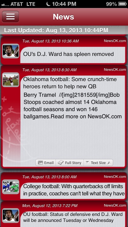 Oklahoma Football Live