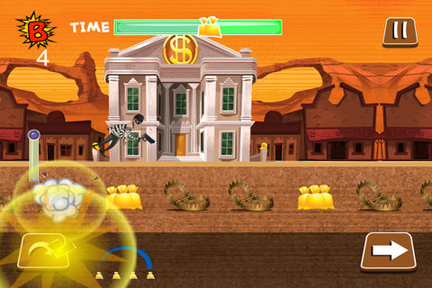 Bank Robber Jump Gold Mania - Steal Money Bag Run Free screenshot 3