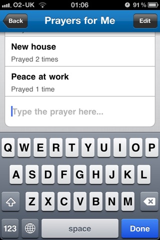 Prayer Journal screenshot 2