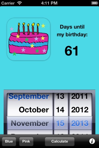 Days until my birthday screenshot 3