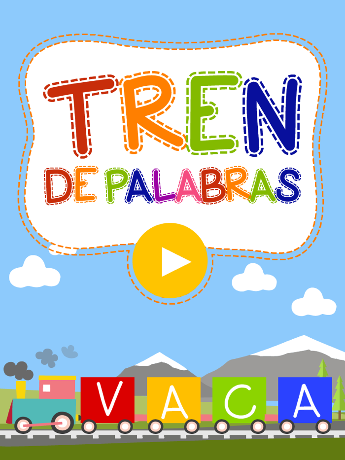 Tren de palabras – Juegos de spelling bee y puzzle busca la palabra para niños