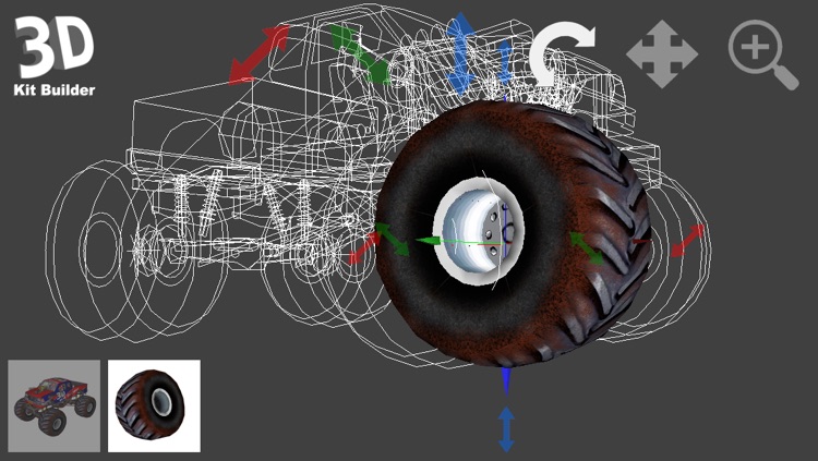 3D Kit Builder (Monster Truck)