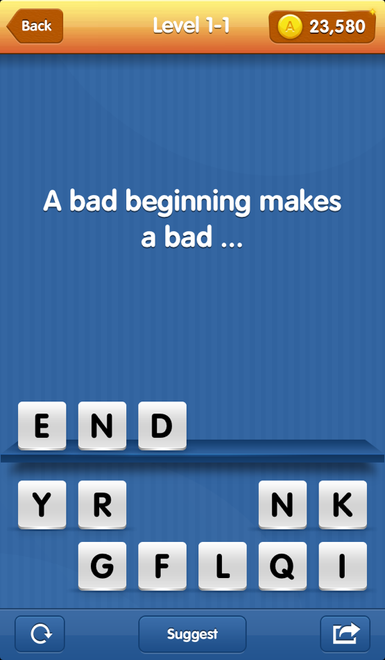 #1. Complete Proverb - Great Challenge for your Brain and Erudition. Fascinating intellectual game (iOS) 由: Anton Kartunov