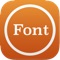 This application does NOT change the actual font used by the system, nor can it change the font used by other applications