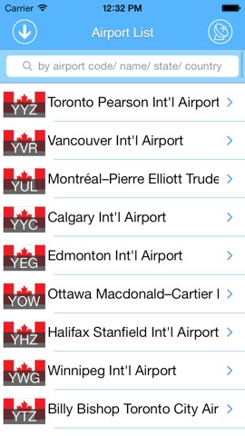 Canada Airport - iPlane Flight Informationのおすすめ画像5