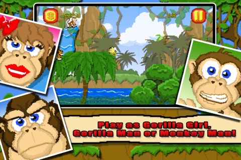 Gorilla Kong Swing - Mr Monkey Bro Jump! screenshot 4