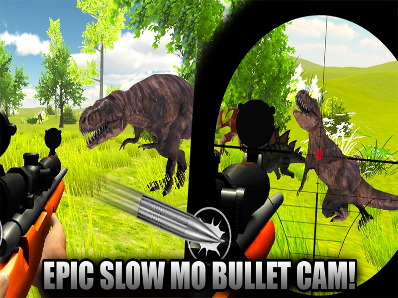 Alpha Dino Sniper 2014 FREE - Hunt Killer Spinosaurus, Trex, Raptor, Carnotaurus & More Kids Simulator Games screenshot 9