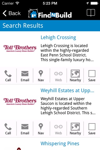 FindNBuild - Find local new home builders in Pennsylvania screenshot 3