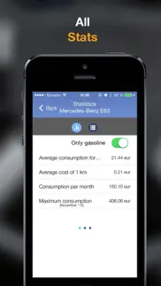 autostat - car expenses, fuel log, gas economy iphone screenshot 3
