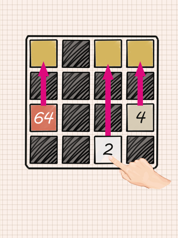 Screenshot #6 pour 2048 -  Doodle Style Number Puzzle google