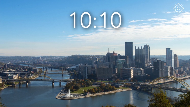 The World View Clock - Pittsburgh Edition