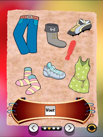 Mijn lichaamsdelen ontdekken, leer het met leuke interactieve spelletjes, quiz en animatie. screenshot 4