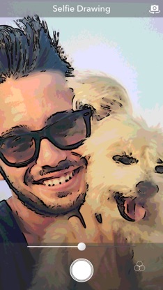 Selfie Drawing Camera screenshot 1
