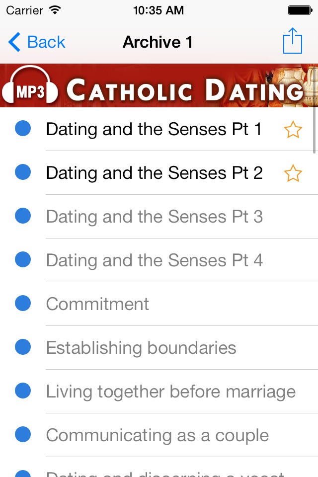 Audio Catholic Dating Advice screenshot 3