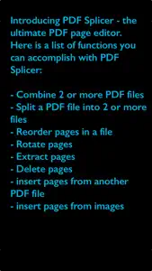 PDF Splicer 2 Free screenshot #3 for iPhone