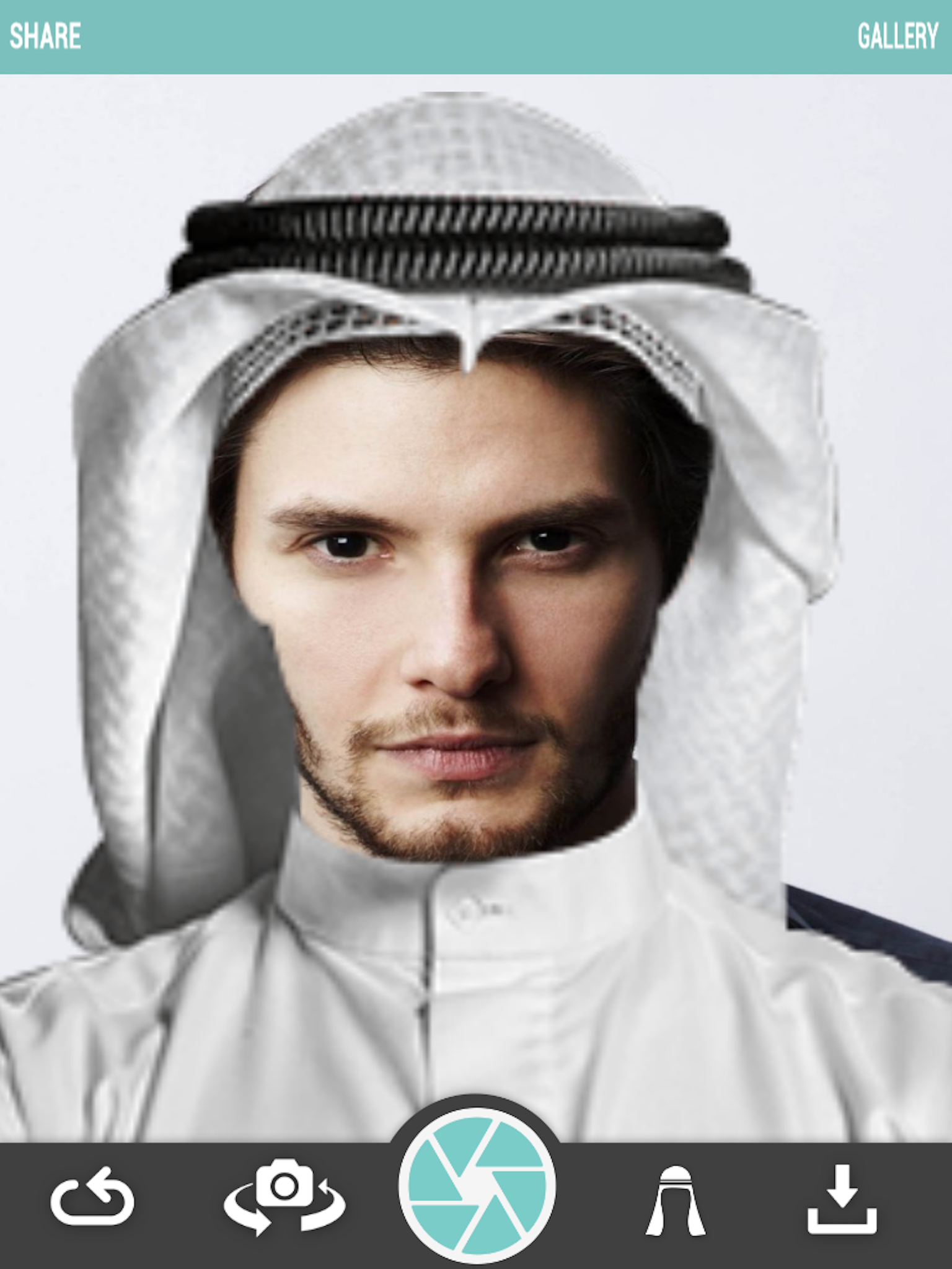 Arab Man Photo Montage