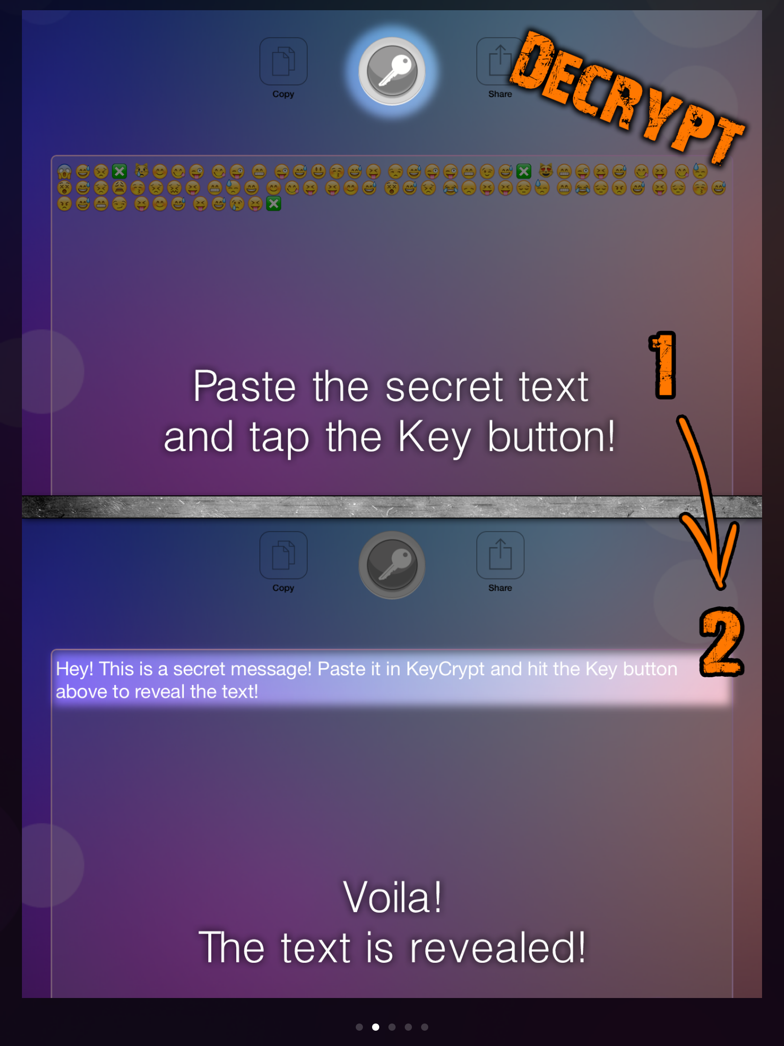 Key Crypt - Text in secret!