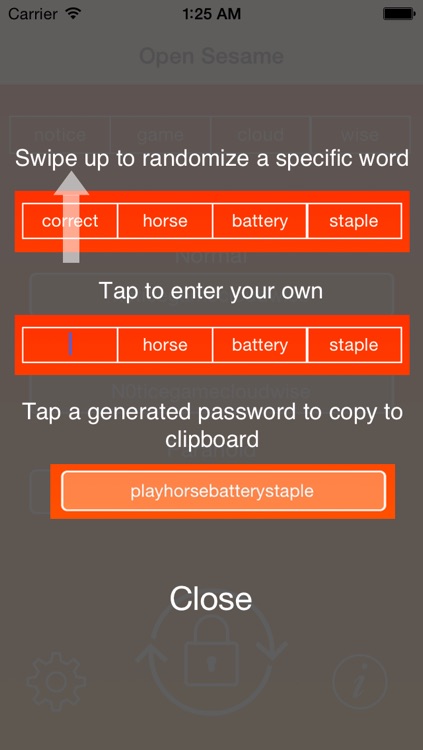 OpenSesame : password generator