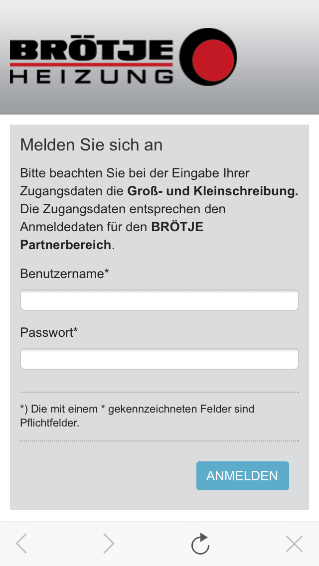 Screenshot #1 pour BROETJE Ersatzteil App