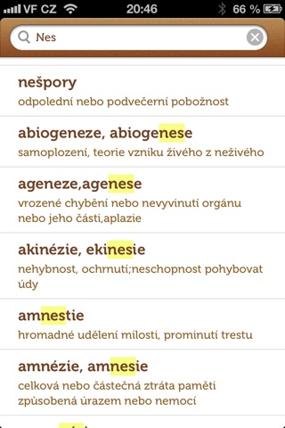 Velký slovník cizích slov screenshot 3