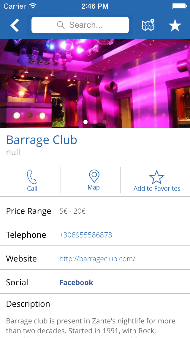 Screenshot 4 of Zante Travel Guide App